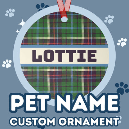 Custom Pet Name Ornament - Detezi Designs - 15155373702223512000