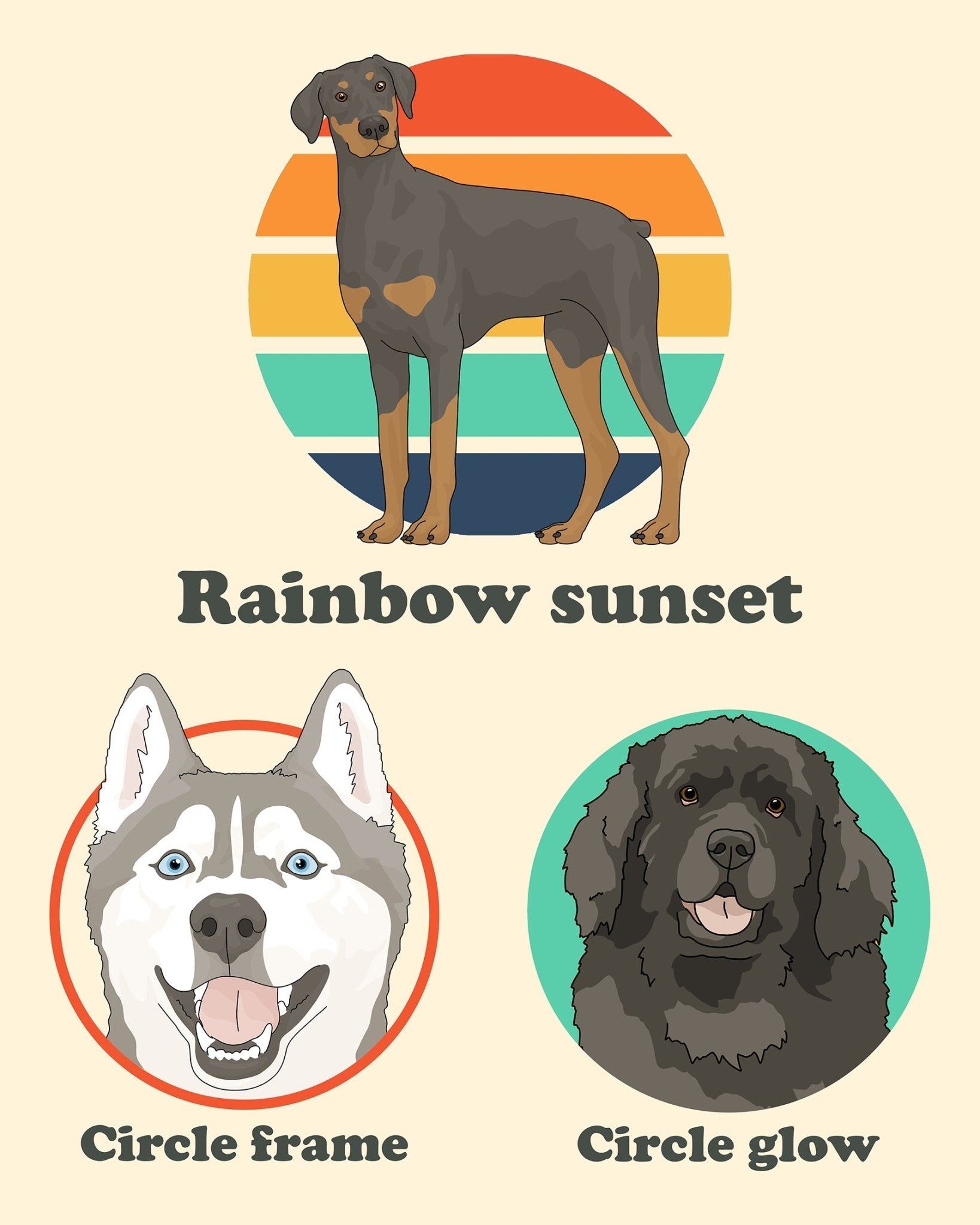 Custom Pet Portrait - Detezi Designs - CPP001