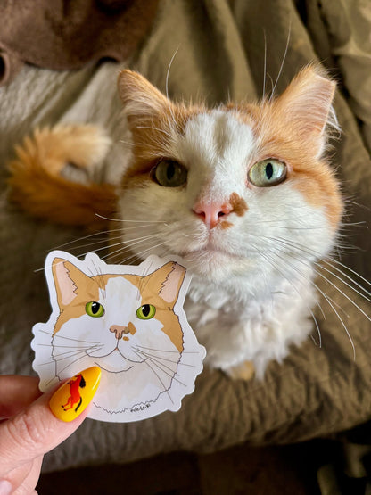 Custom Stickers | Illustrated Pet Portraits - Detezi Designs - 