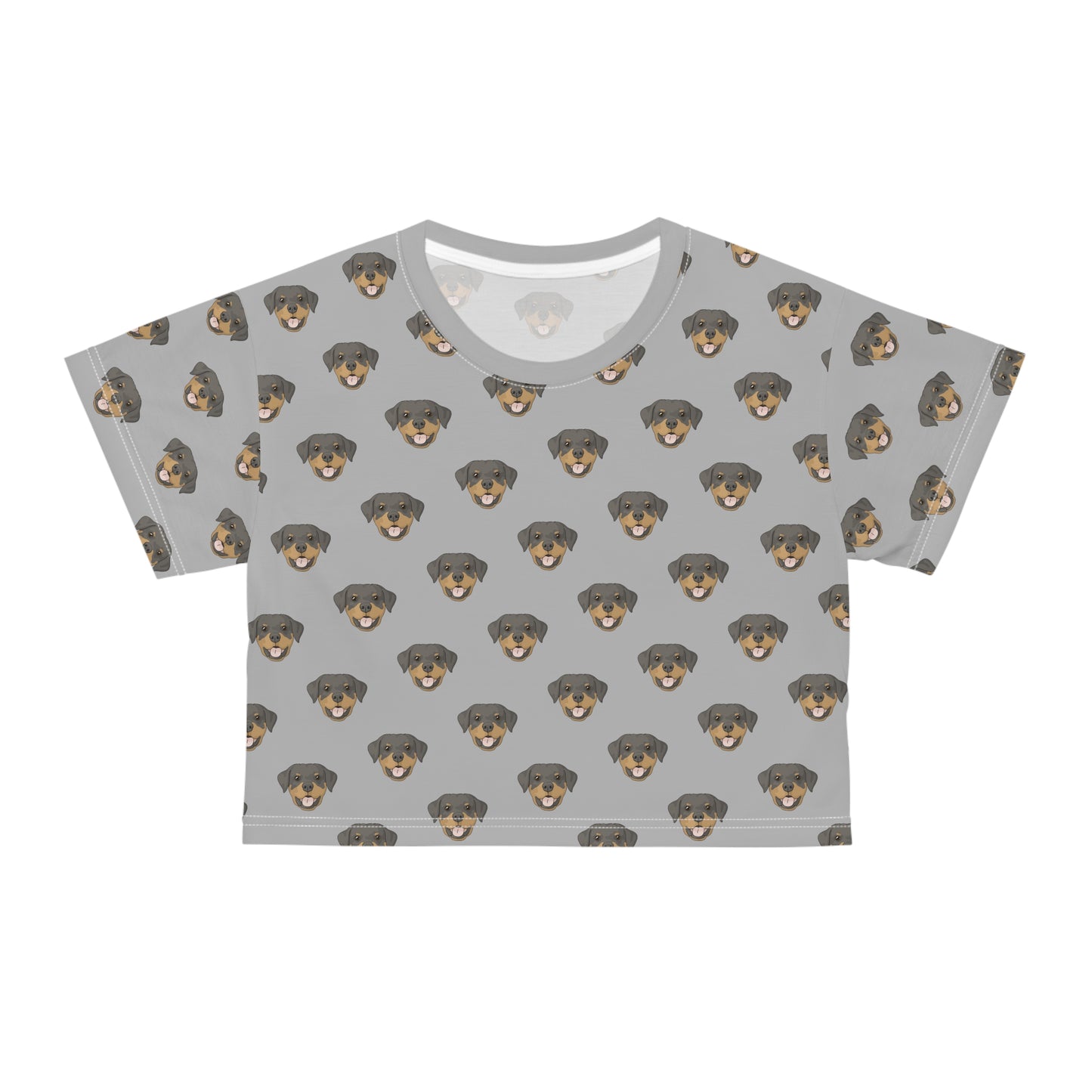 Rottweiler Faces | Crop Tee