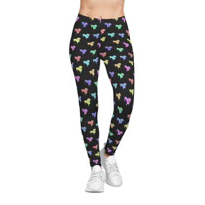 Rainbow Dachshunds | Leggings