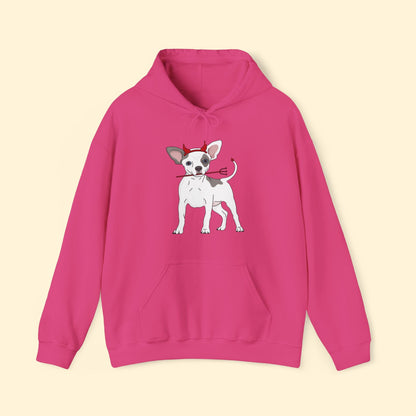 Devil Puppy | Hooded Sweatshirt - Detezi Designs - 24823734579223933589