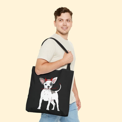 Devil Puppy | Tote Bag - Detezi Designs - 22254145510065572668