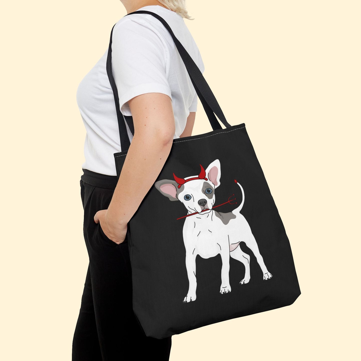 Devil Puppy | Tote Bag - Detezi Designs - 22254145510065572668