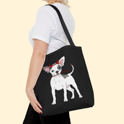 Devil Puppy | Tote Bag - Detezi Designs - 22254145510065572668