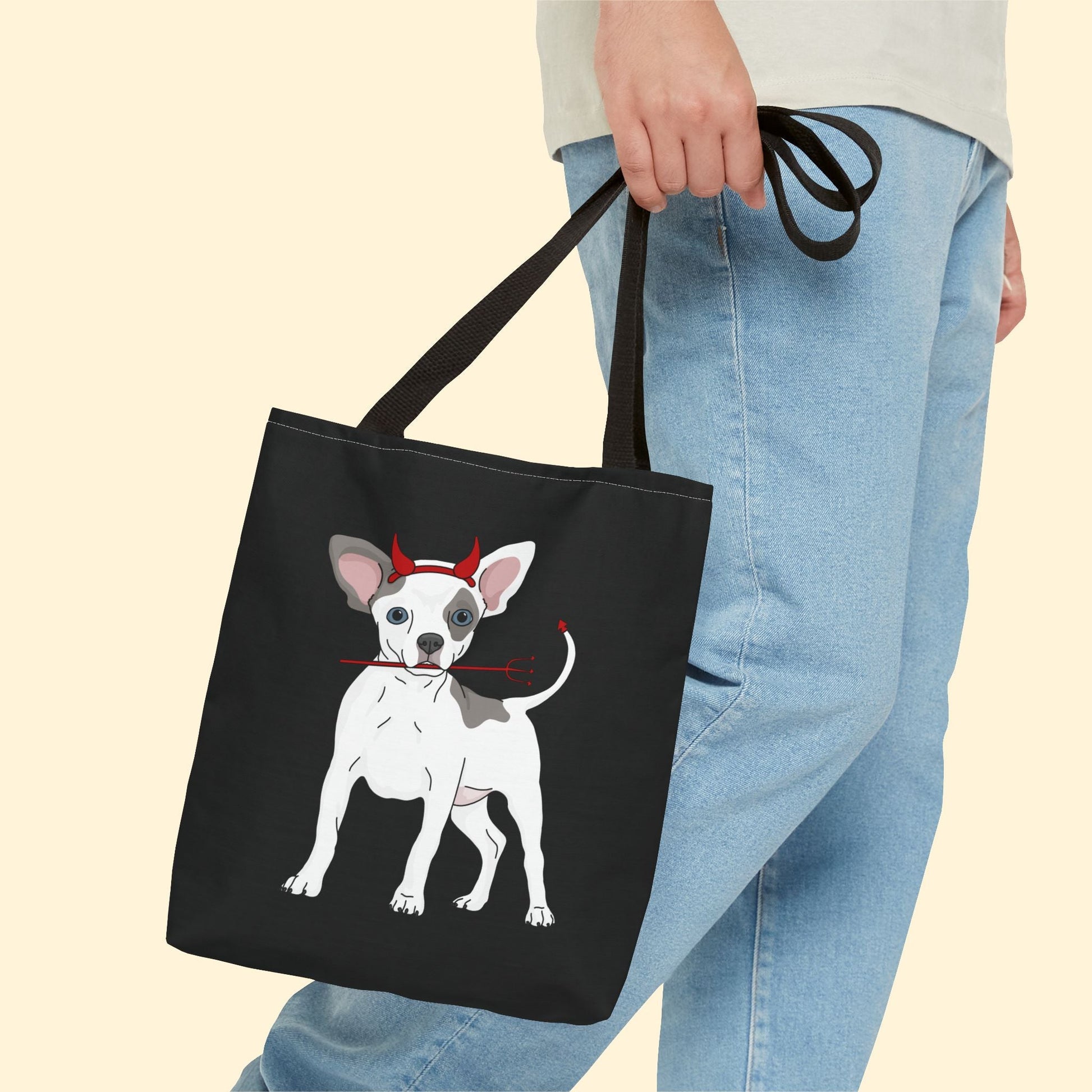 Devil Puppy | Tote Bag - Detezi Designs - 22254145510065572668