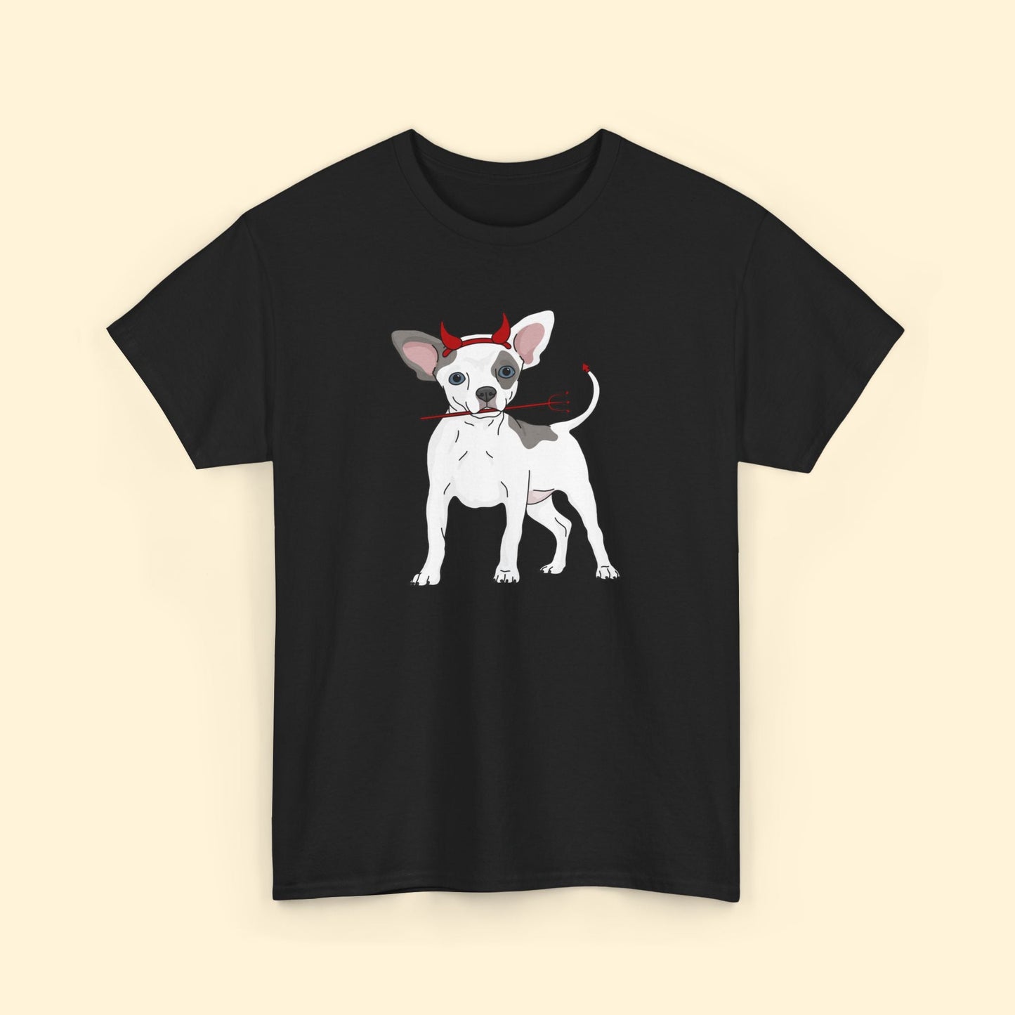 Devil Puppy | Unisex T-shirt - Detezi Designs - 12483355830770231862