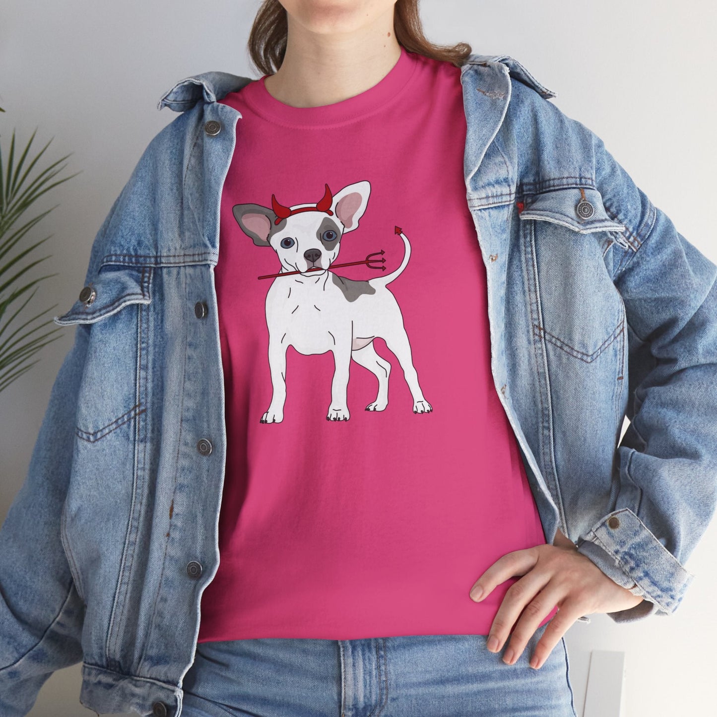 Devil Puppy | Unisex T-shirt - Detezi Designs - 12483355830770231862