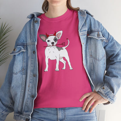 Devil Puppy | Unisex T-shirt - Detezi Designs - 12483355830770231862