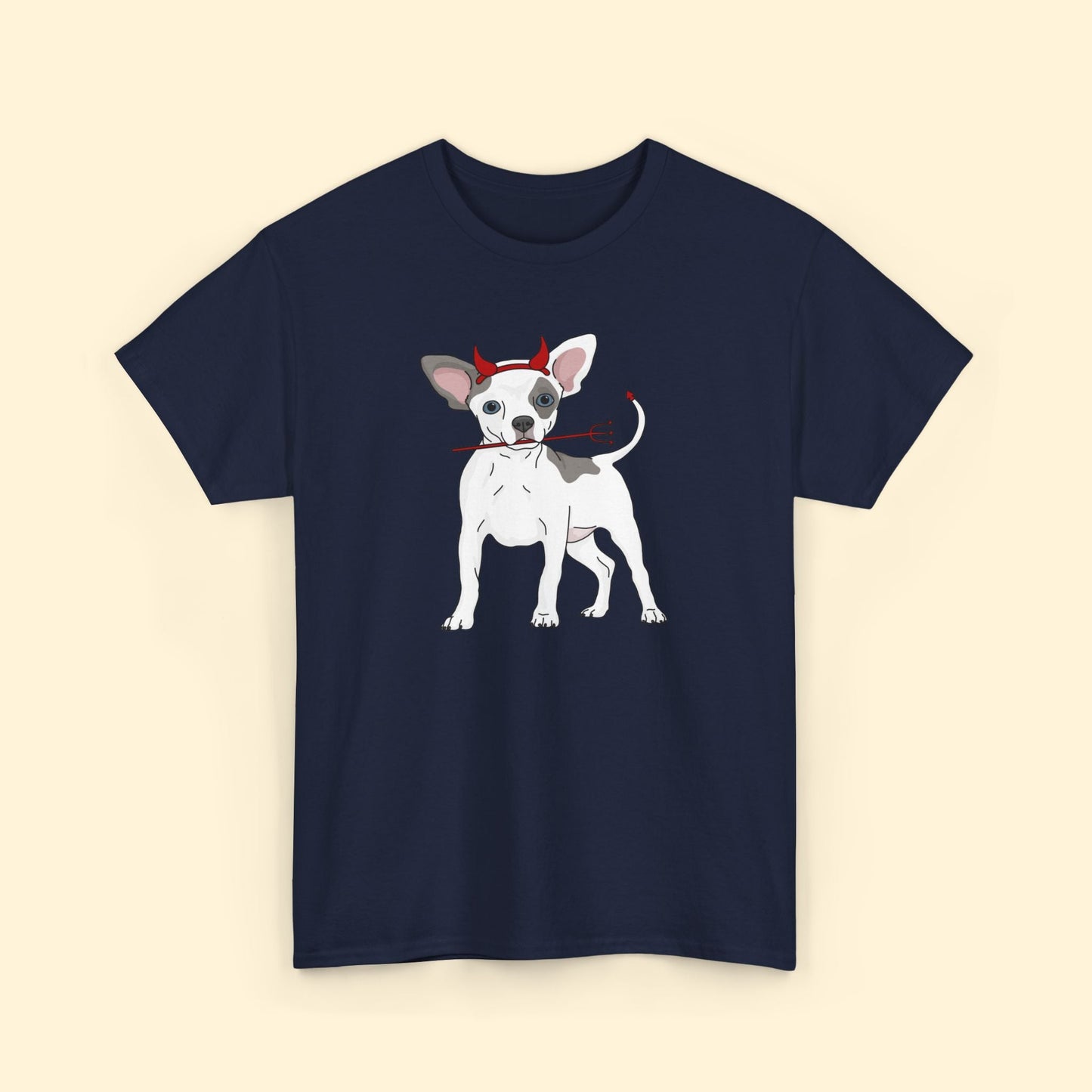 Devil Puppy | Unisex T-shirt - Detezi Designs - 21133750764830523460