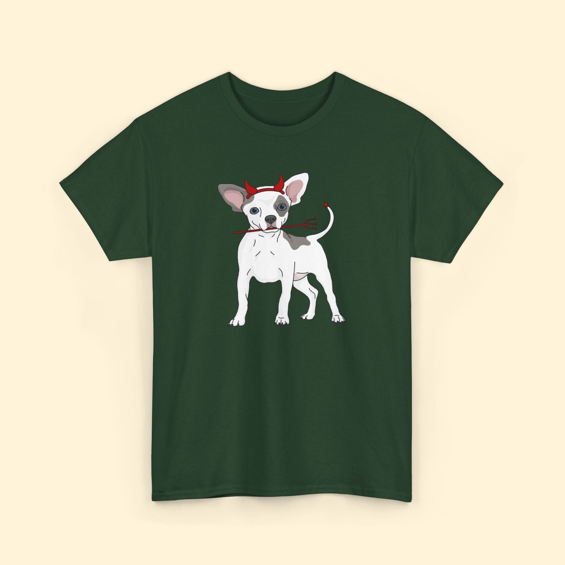 Devil Puppy | Unisex T-shirt - Detezi Designs - 27534990819932948737