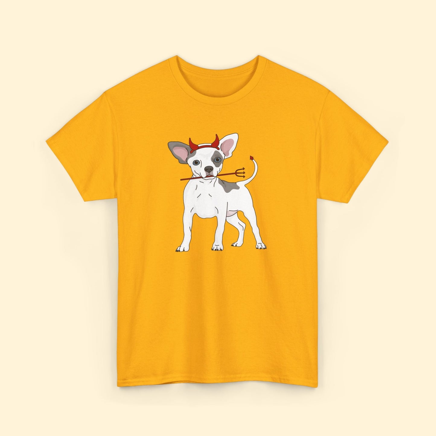 Devil Puppy | Unisex T-shirt - Detezi Designs - 32274116451760898957