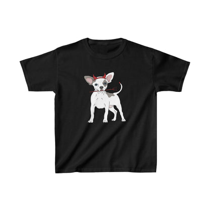 Devil Puppy | **YOUTH SIZE** Tee - Detezi Designs - 22127946007501882426