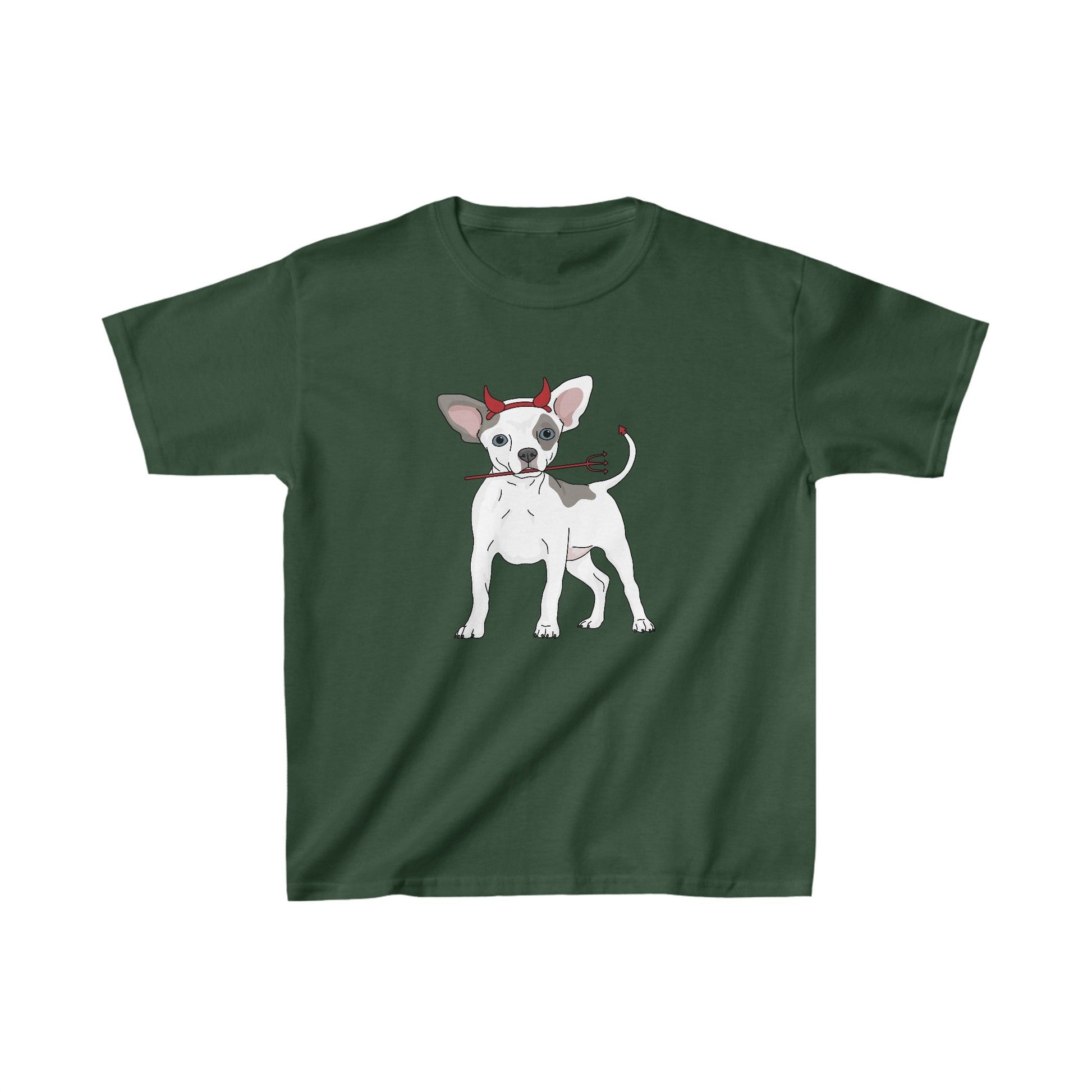 Devil Puppy | **YOUTH SIZE** Tee - Detezi Designs - 27544762044562177708