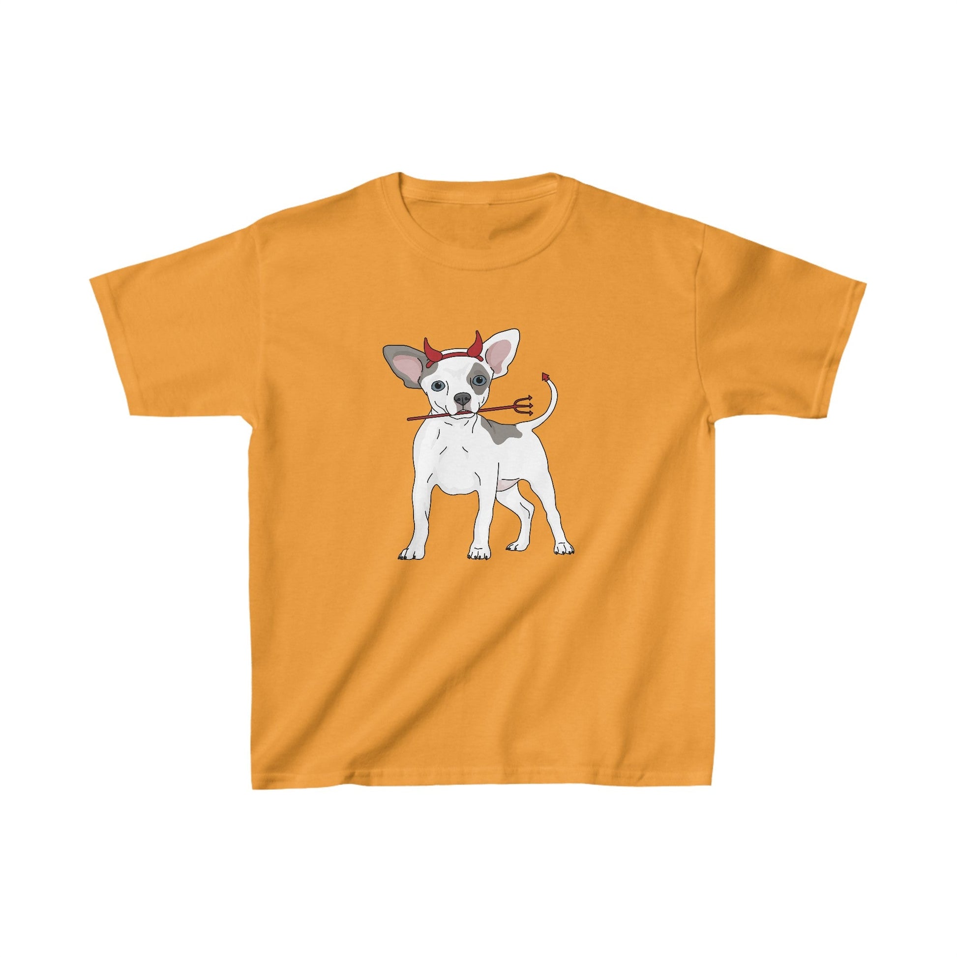 Devil Puppy | **YOUTH SIZE** Tee - Detezi Designs - 33968128437276300363