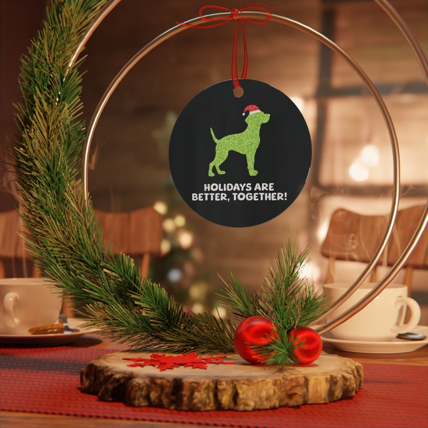 District 5 Animal Alliance Detroit | FUNDRAISER | 2024 Holiday Ornament - Detezi Designs - 36203628721391211199