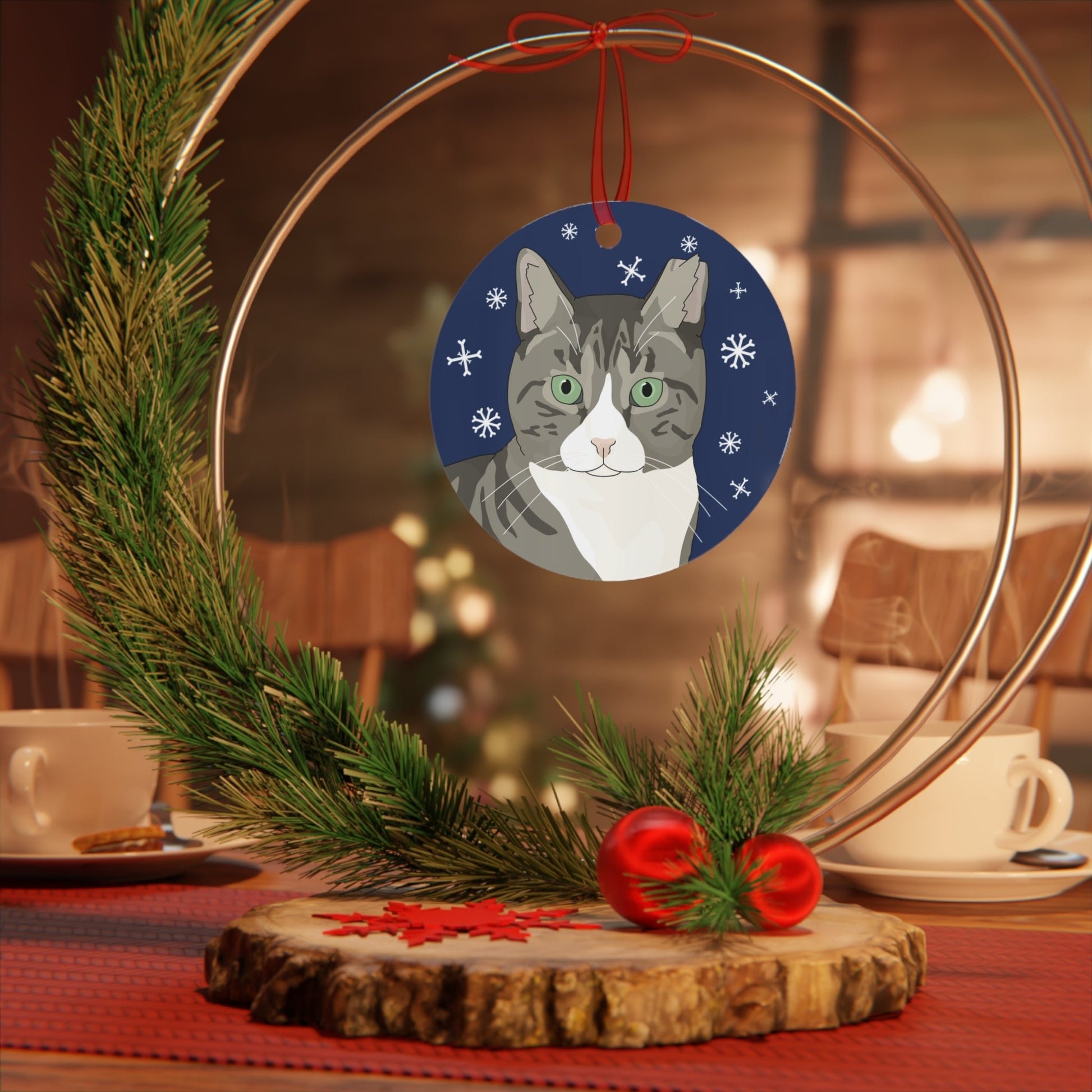 DJ | FUNDRAISER for Bronx Community Cats | 2024 Holiday Ornament - Detezi Designs - 17691410333175084732