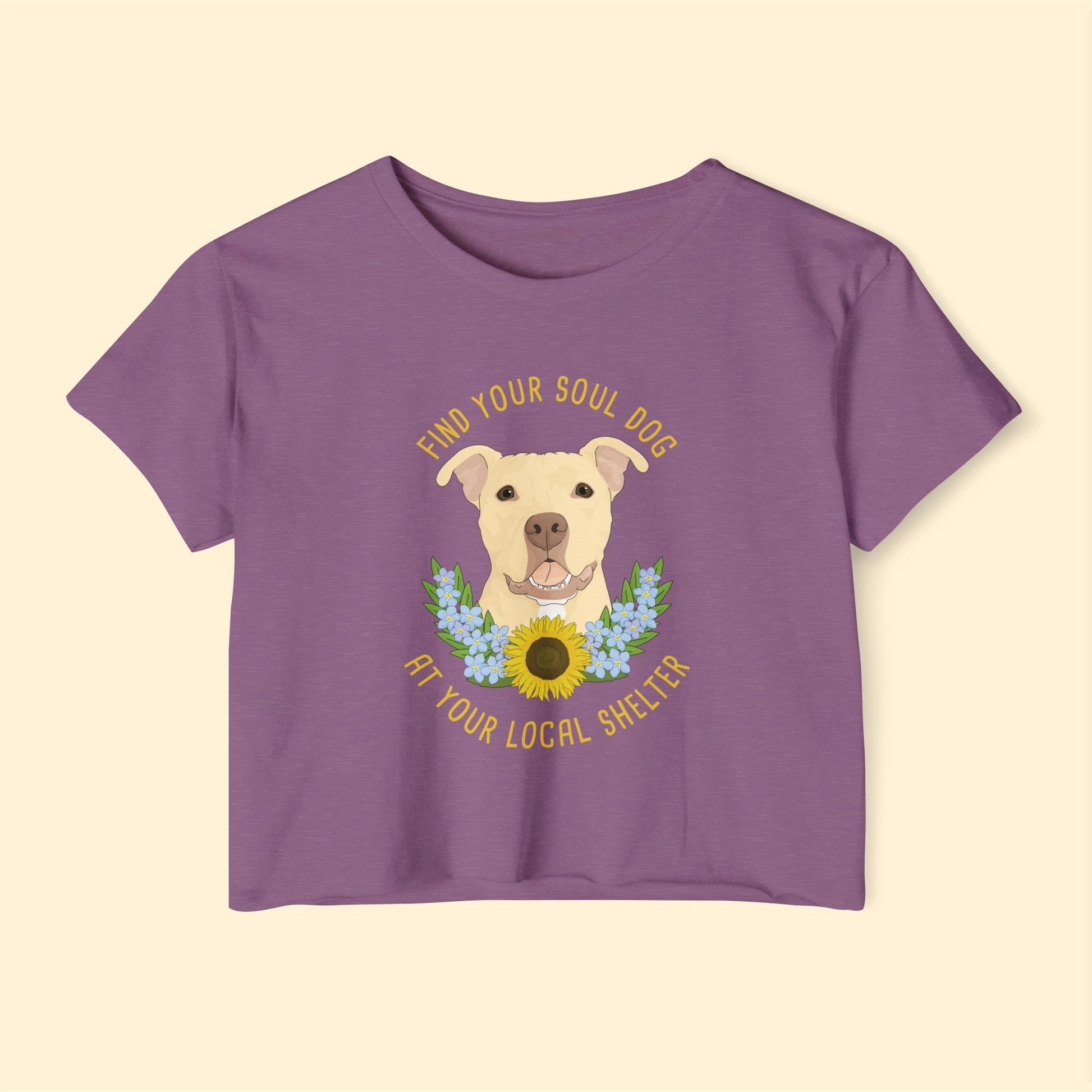 Dobby | FUNDRAISER for Friends of City Dogs Cleveland | Women's Festival Crop Top - Detezi Designs - 30930565121126009456