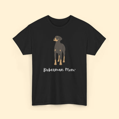 Doberman Mom | Unisex T-shirt - Detezi Designs-13941096531667278370