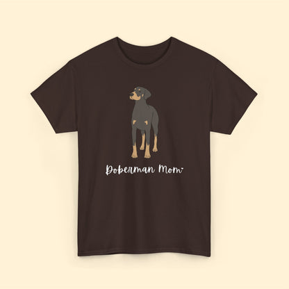 Doberman Mom | Unisex T-shirt - Detezi Designs-27140305315919313039