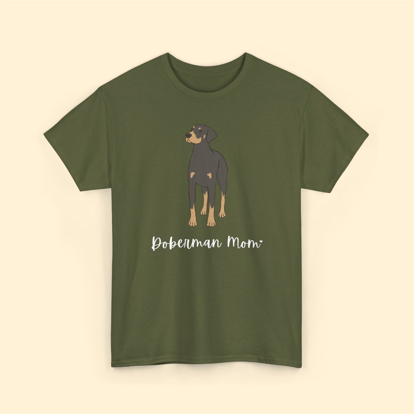 Doberman Mom | Unisex T-shirt - Detezi Designs-29469320500564245170