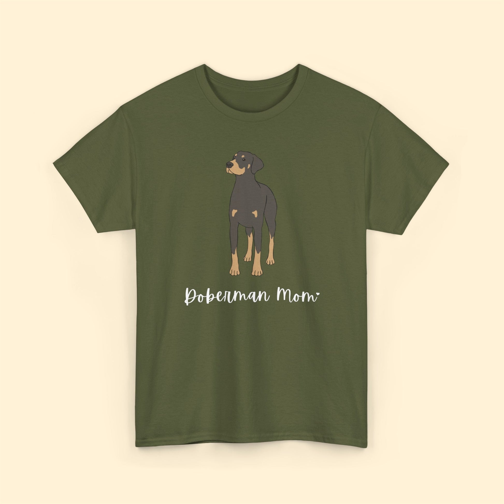 Doberman Mom | Unisex T-shirt - Detezi Designs-29469320500564245170