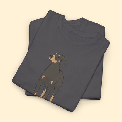 Doberman Mom | Unisex T-shirt - Detezi Designs-29469320500564245170