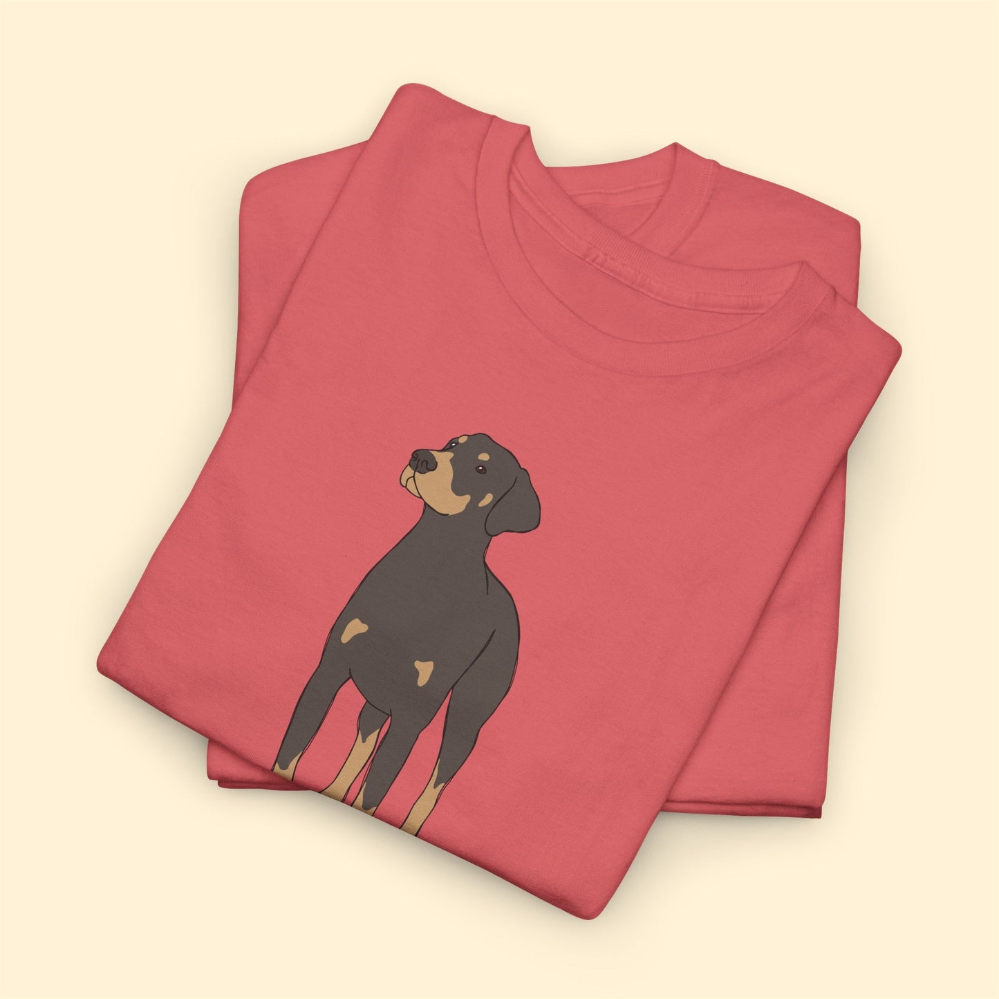 Doberman Mom | Unisex T-shirt - Detezi Designs-29469320500564245170