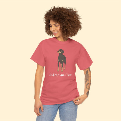 Doberman Mom | Unisex T-shirt - Detezi Designs-29469320500564245170