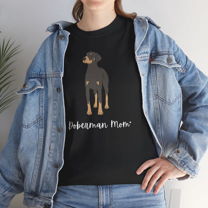 Doberman Mom | Unisex T-shirt - Detezi Designs-29469320500564245170