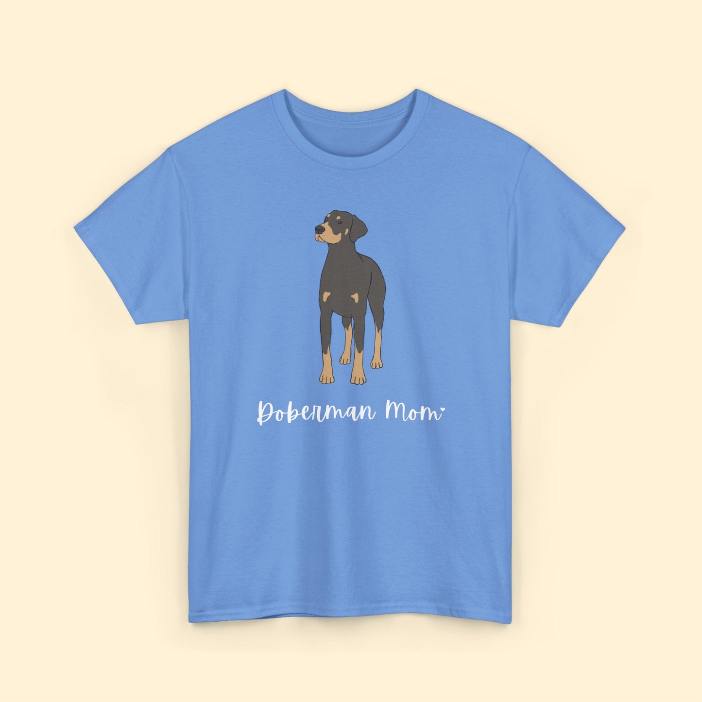 Doberman Mom | Unisex T-shirt - Detezi Designs-29875923172751196140