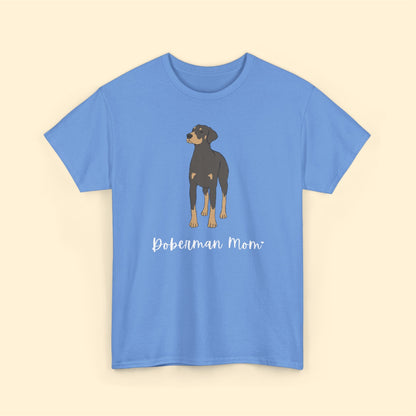 Doberman Mom | Unisex T-shirt - Detezi Designs-29875923172751196140