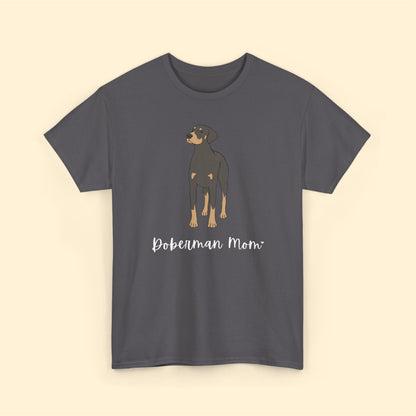 Doberman Mom | Unisex T-shirt - Detezi Designs-85160601297995753490