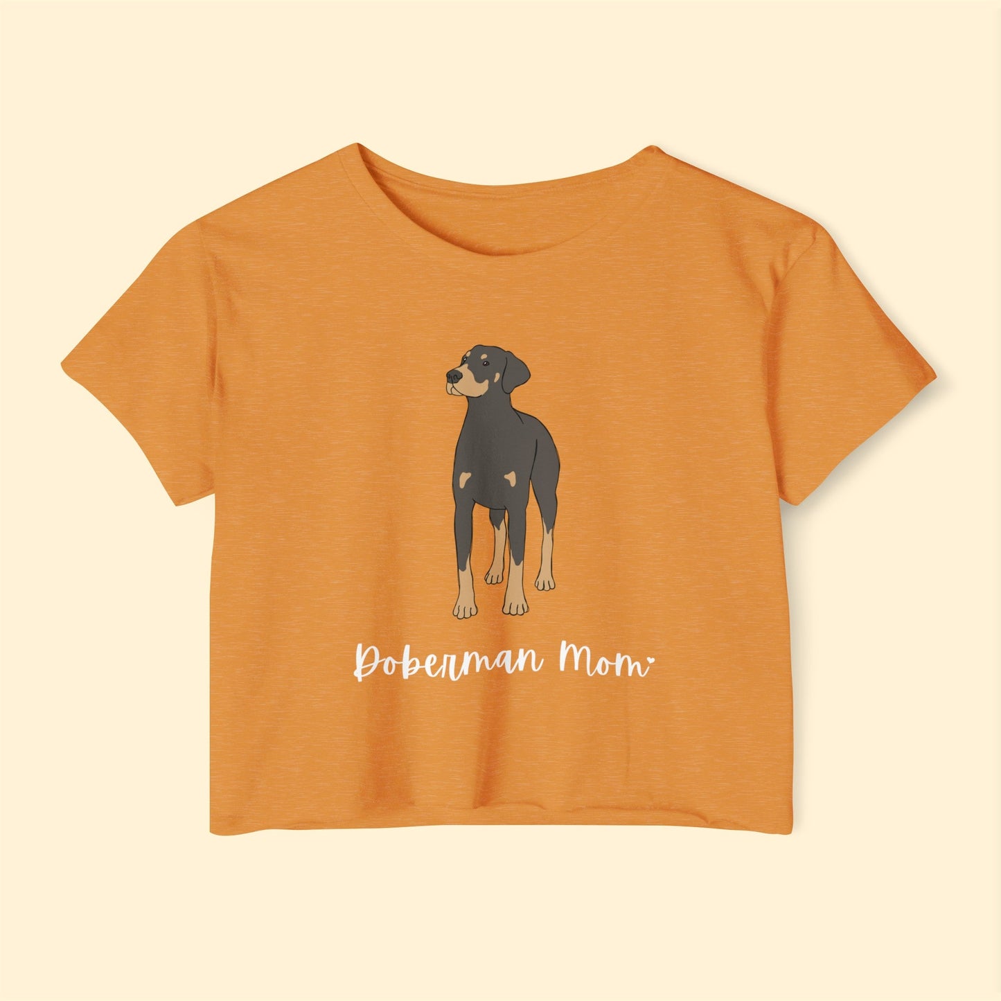 Doberman Mom | Women's Festival Crop Top - Detezi Designs-17378832958894176332