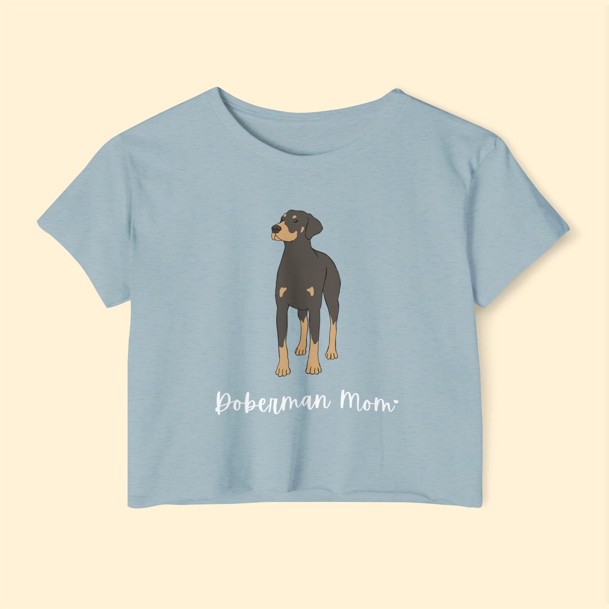 Doberman Mom | Women's Festival Crop Top - Detezi Designs-29181193967791909496