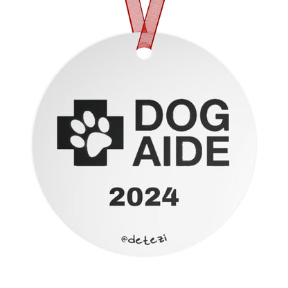 Dog Aide | FUNDRAISER | 2024 Holiday Ornament - Detezi Designs - 94900696544529981693