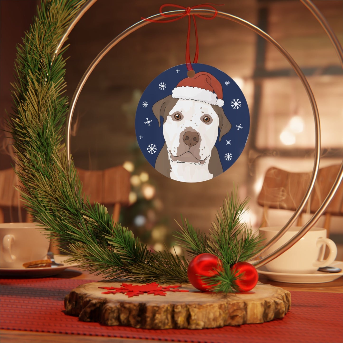 Dog Aide | FUNDRAISER | 2024 Holiday Ornament - Detezi Designs - 94900696544529981693