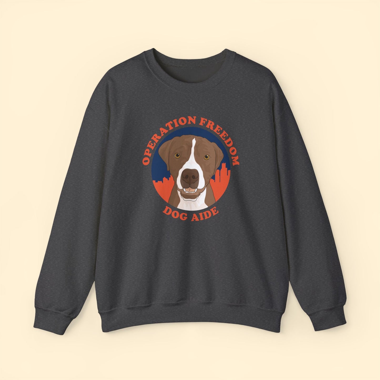 Dog Aide | FUNDRAISER | Crewneck Sweatshirt - Detezi Designs - 10972871909871754840