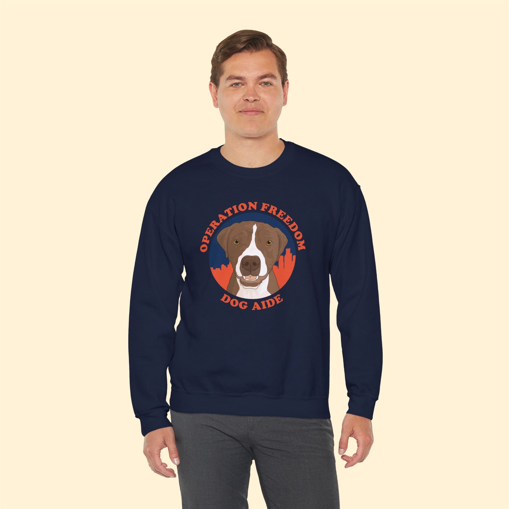 Dog Aide | FUNDRAISER | Crewneck Sweatshirt - Detezi Designs - 24268108241080357600