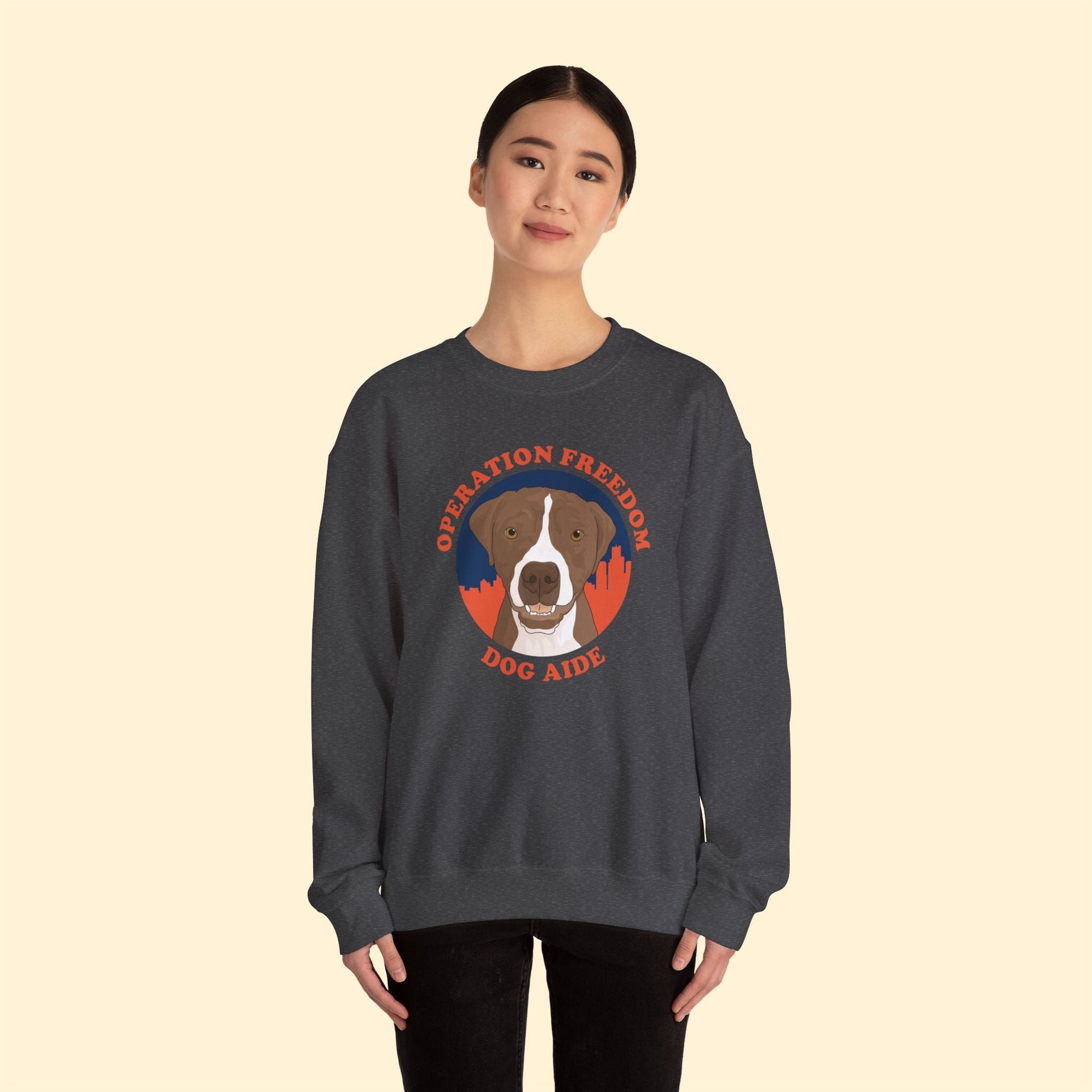 Dog Aide | FUNDRAISER | Crewneck Sweatshirt - Detezi Designs - 24268108241080357600