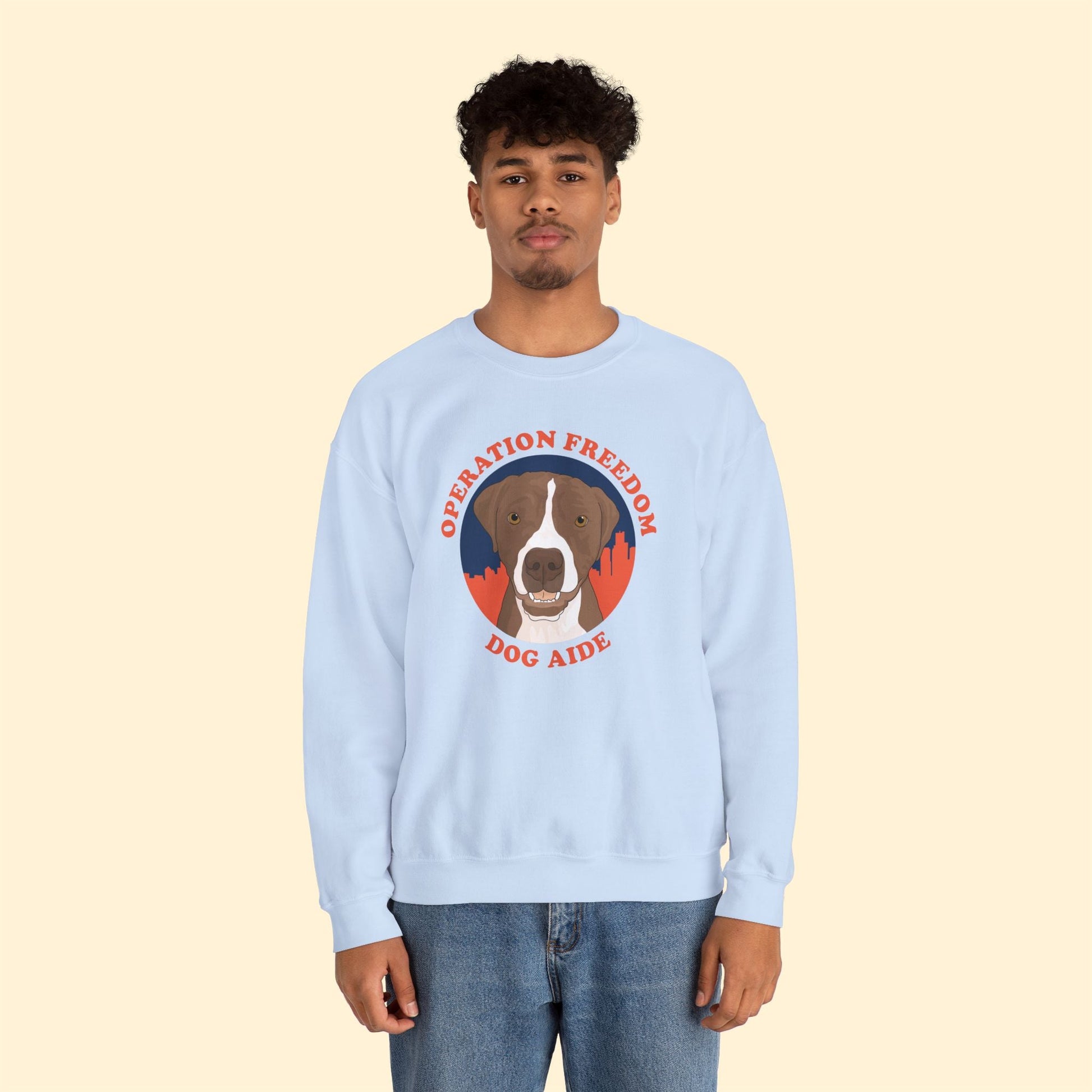 Dog Aide | FUNDRAISER | Crewneck Sweatshirt - Detezi Designs - 24268108241080357600