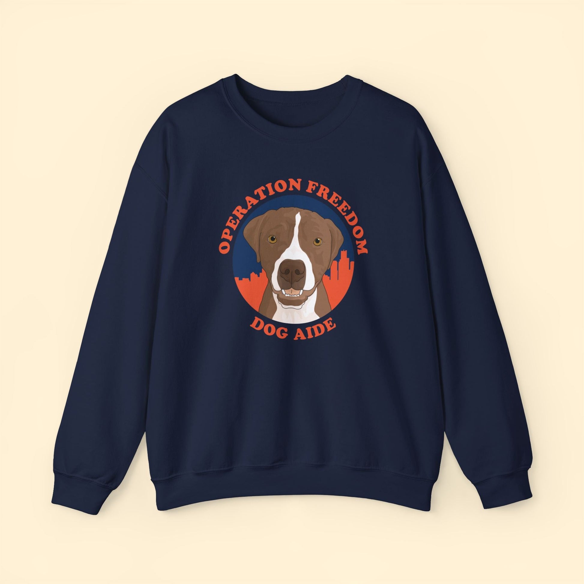 Dog Aide | FUNDRAISER | Crewneck Sweatshirt - Detezi Designs - 40762109536672401844