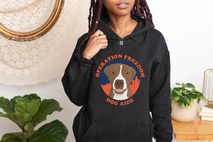 Dog Aide | FUNDRAISER | Hooded Sweatshirt - Detezi Designs - 39283545102109301293