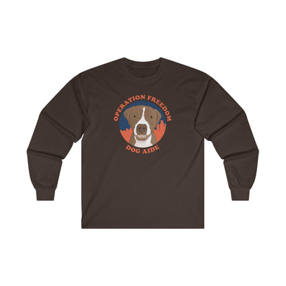 Dog Aide | FUNDRAISER | Long Sleeve Tee - Detezi Designs - 18145315137339279513