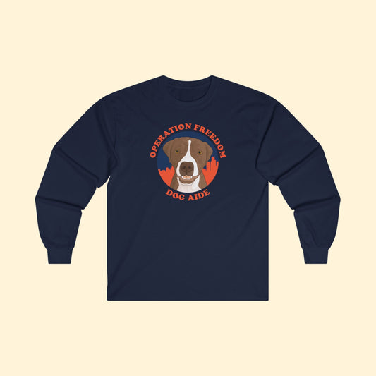 Dog Aide | FUNDRAISER | Long Sleeve Tee - Detezi Designs - 29638416302897293691