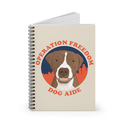 Dog Aide | FUNDRAISER | Spiral Notebook - Detezi Designs - 30520112462111677306