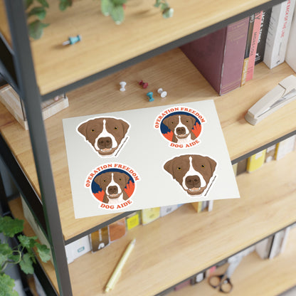 Dog Aide | FUNDRAISER | Sticker Sheet - Detezi Designs - 14882087877301119632