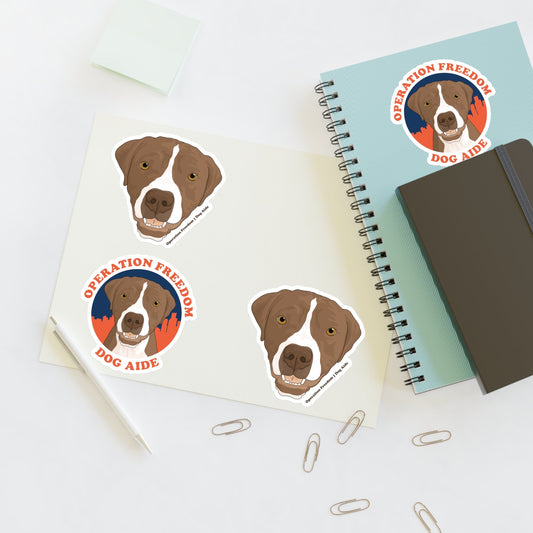 Dog Aide | FUNDRAISER | Sticker Sheet - Detezi Designs - 14882087877301119632