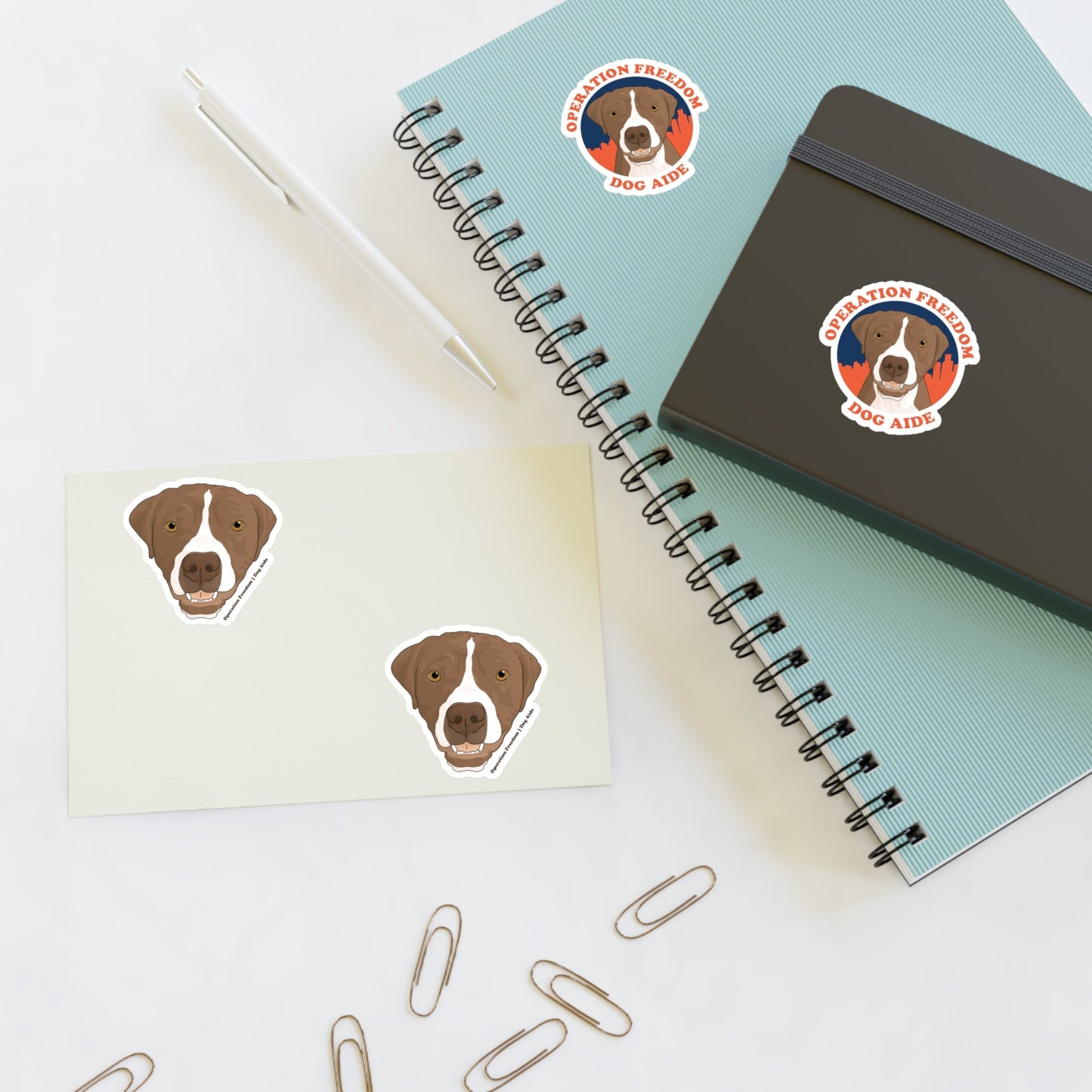 Dog Aide | FUNDRAISER | Sticker Sheet - Detezi Designs - 14882087877301119632