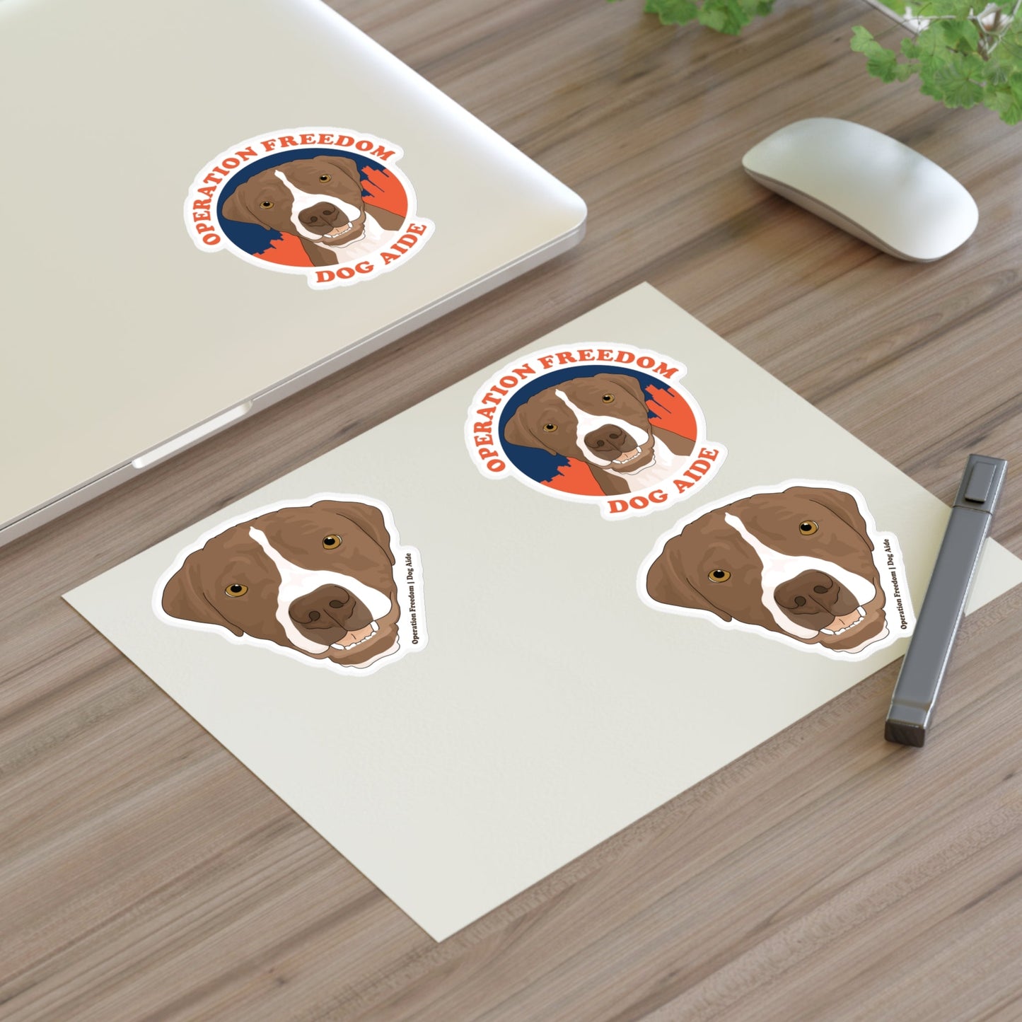 Dog Aide | FUNDRAISER | Sticker Sheet - Detezi Designs - 14882087877301119632